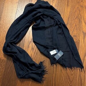 Ralph Lauren Elegant Black Scarf